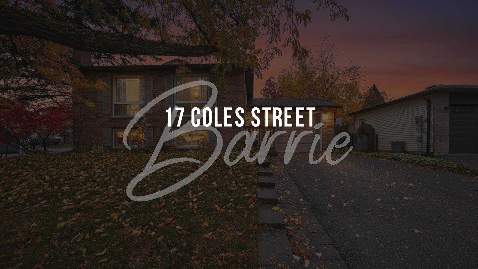 Barrie, ON L4N 5W8,17 Coles ST