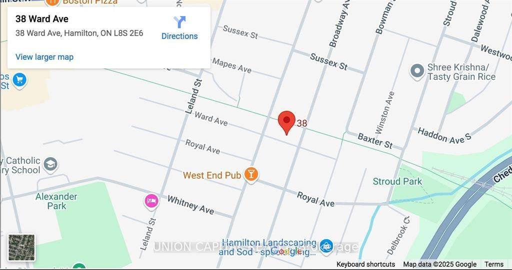 Hamilton, ON L8S 2E6,38 Ward AVE