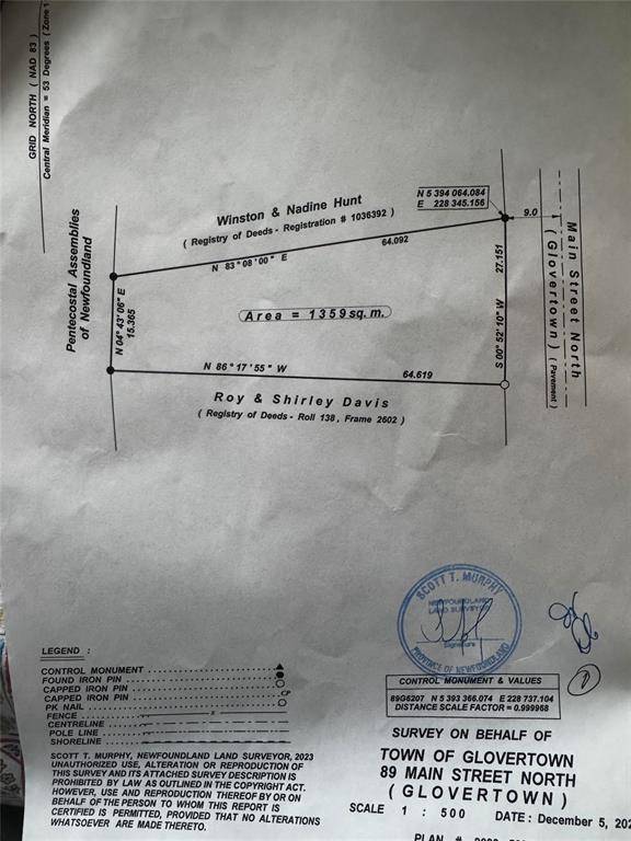 Glovertown, NL A0G 2L0,89 Main Street N