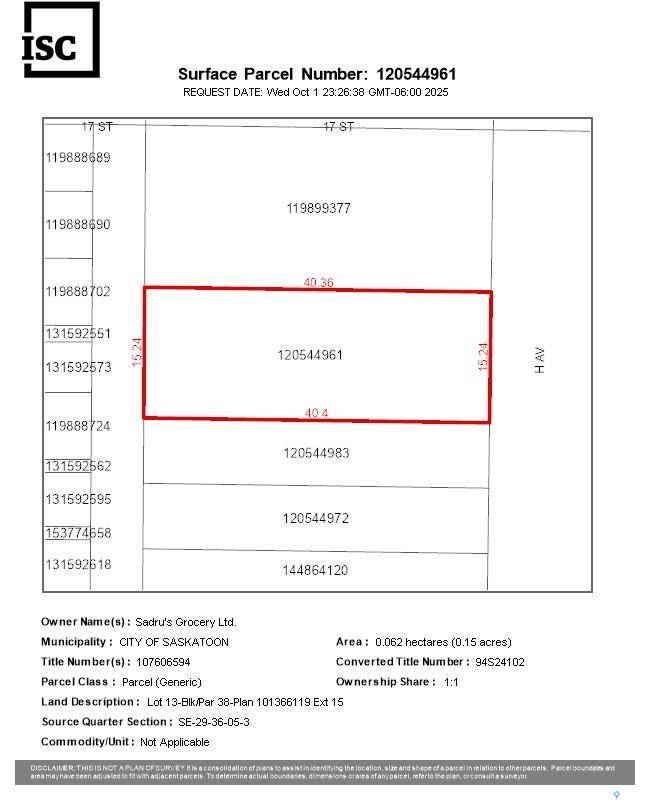 Saskatoon, SK S7M 1X1,607 H AVENUE S