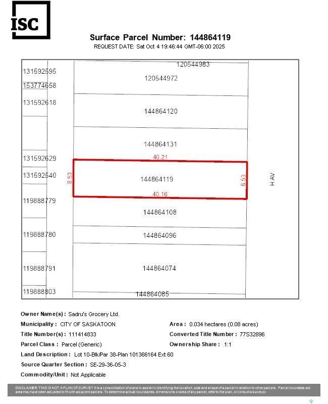 Saskatoon, SK S7M 1X1,617 H AVENUE S