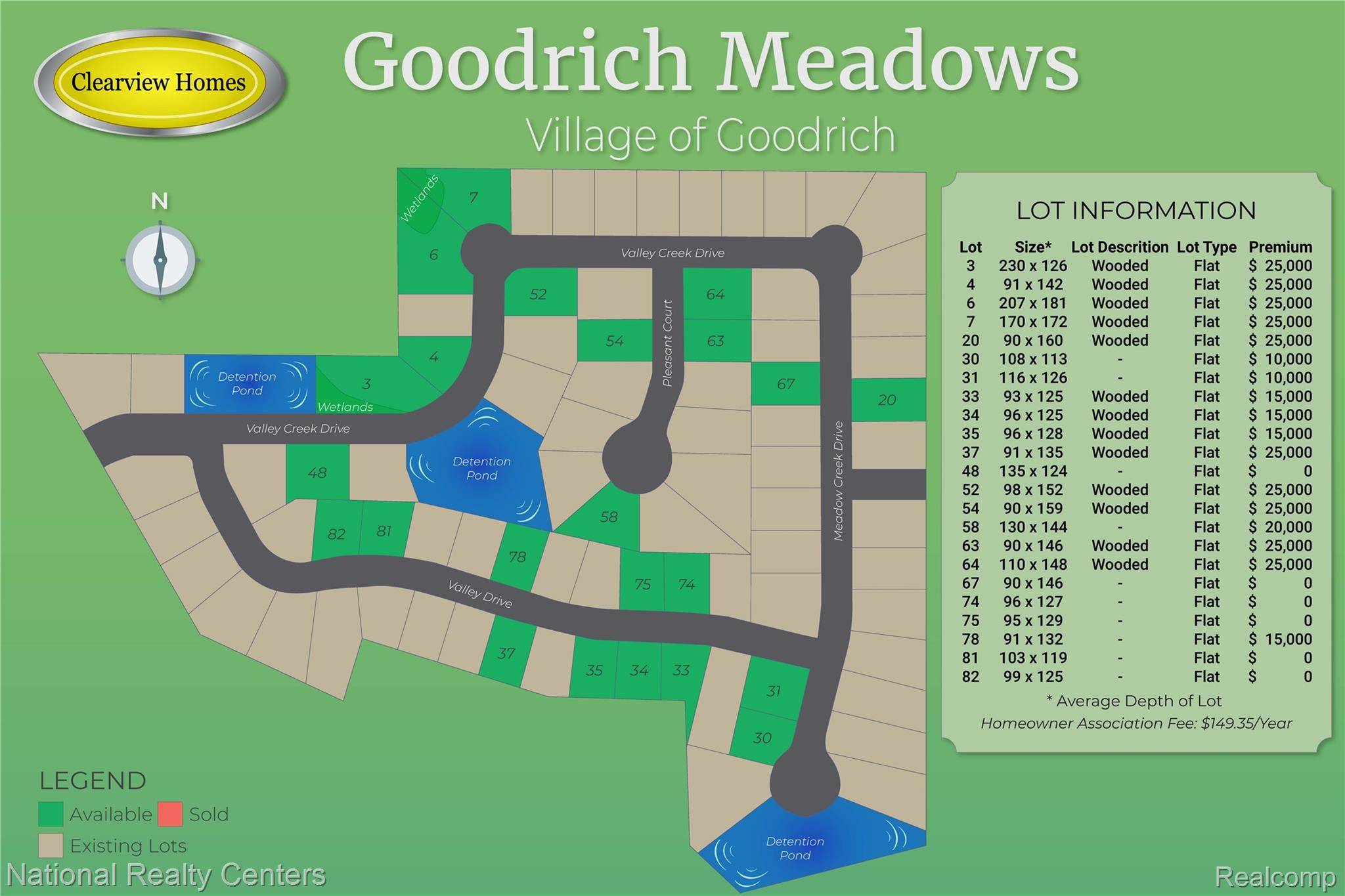 Goodrich, MI 48438,10422 Valley Creek DR