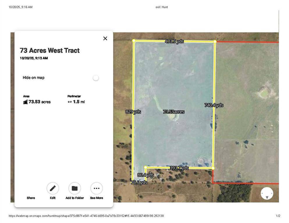 Henrietta, TX 76365,73 Acres West Deer Creek Rd