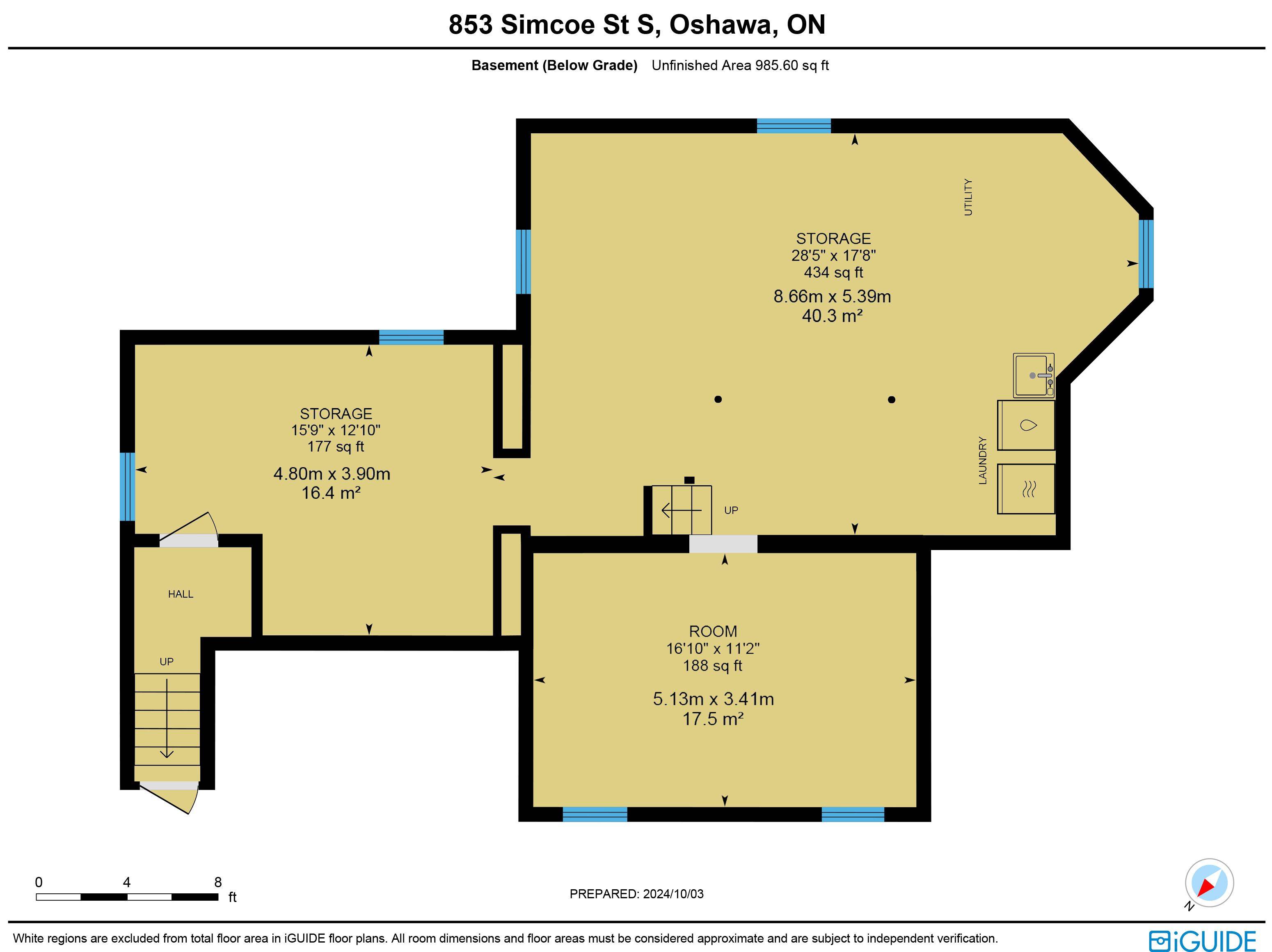 Oshawa, ON L1H 4K8,853 Simcoe ST S