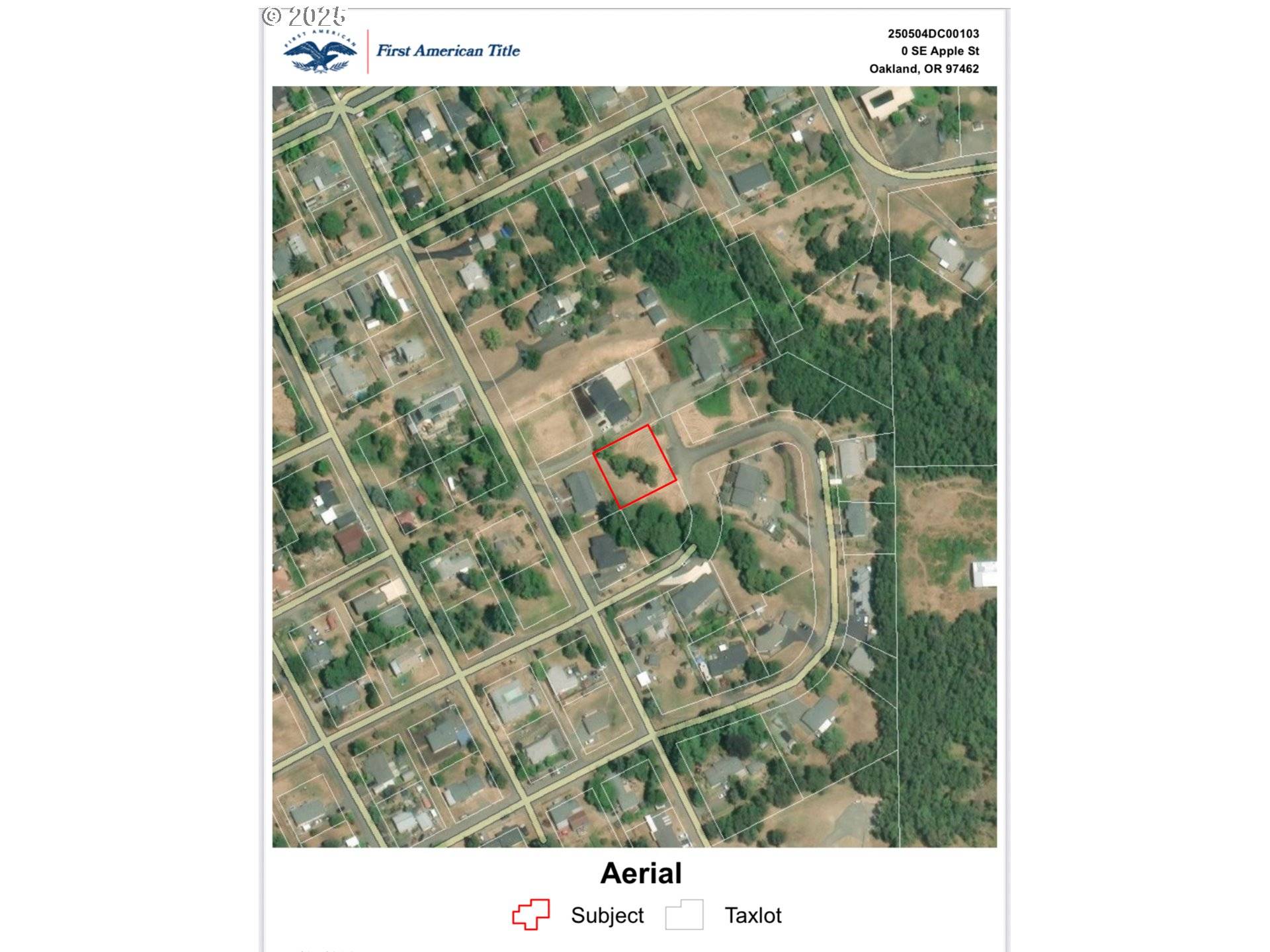 Oakland, OR 97462,0 SE APPLE ST