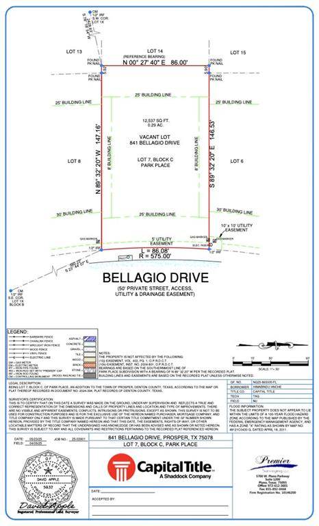 Prosper, TX 75078,841 Bellagio Drive