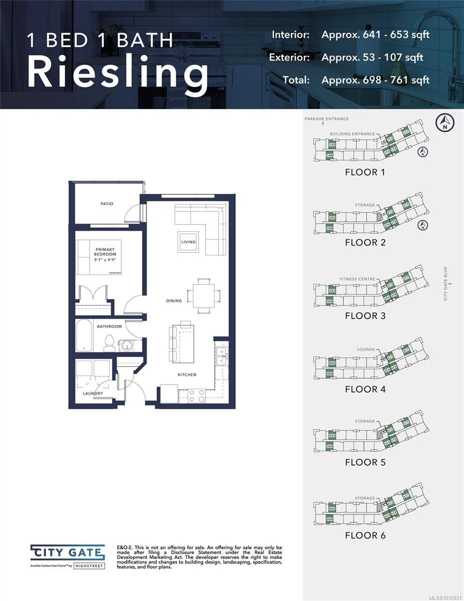 Langford, BC V9B 7E8,2390 City Gate Blvd #613