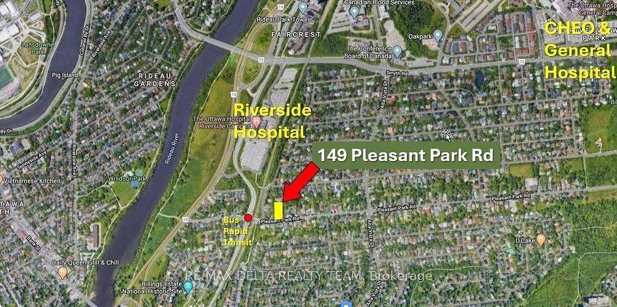 Alta Vista And Area, ON K1H 5M4,149 PLEASANT PARK RD