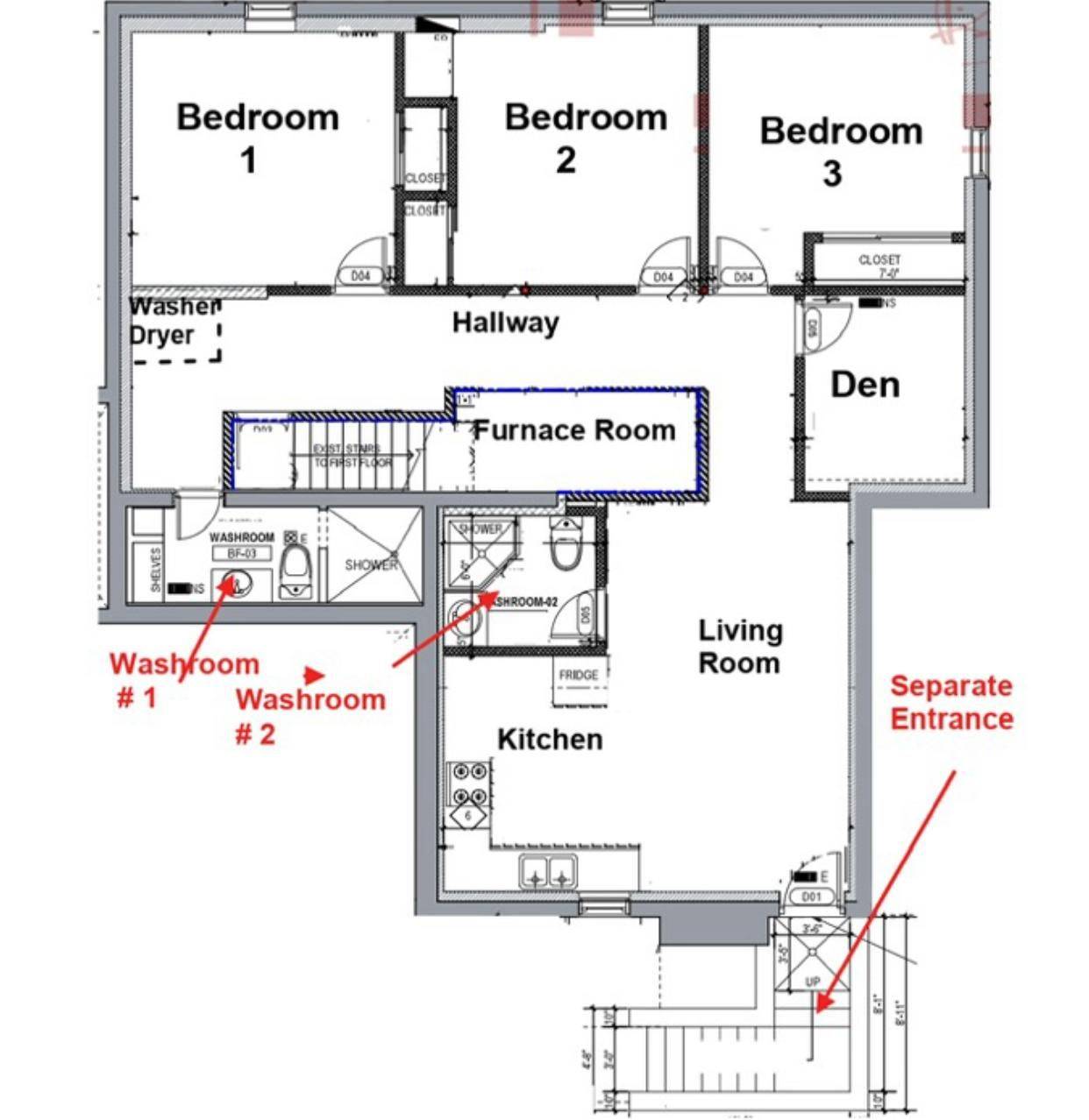 Mississauga, ON L5C 1R3,1390 Conliffe CT #Legal Basement Unit