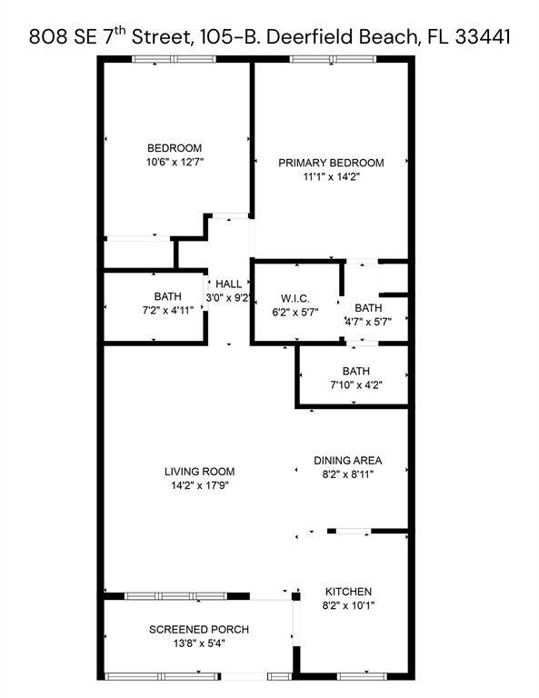 Deerfield Beach, FL 33441,808 SE 7th St #105-B