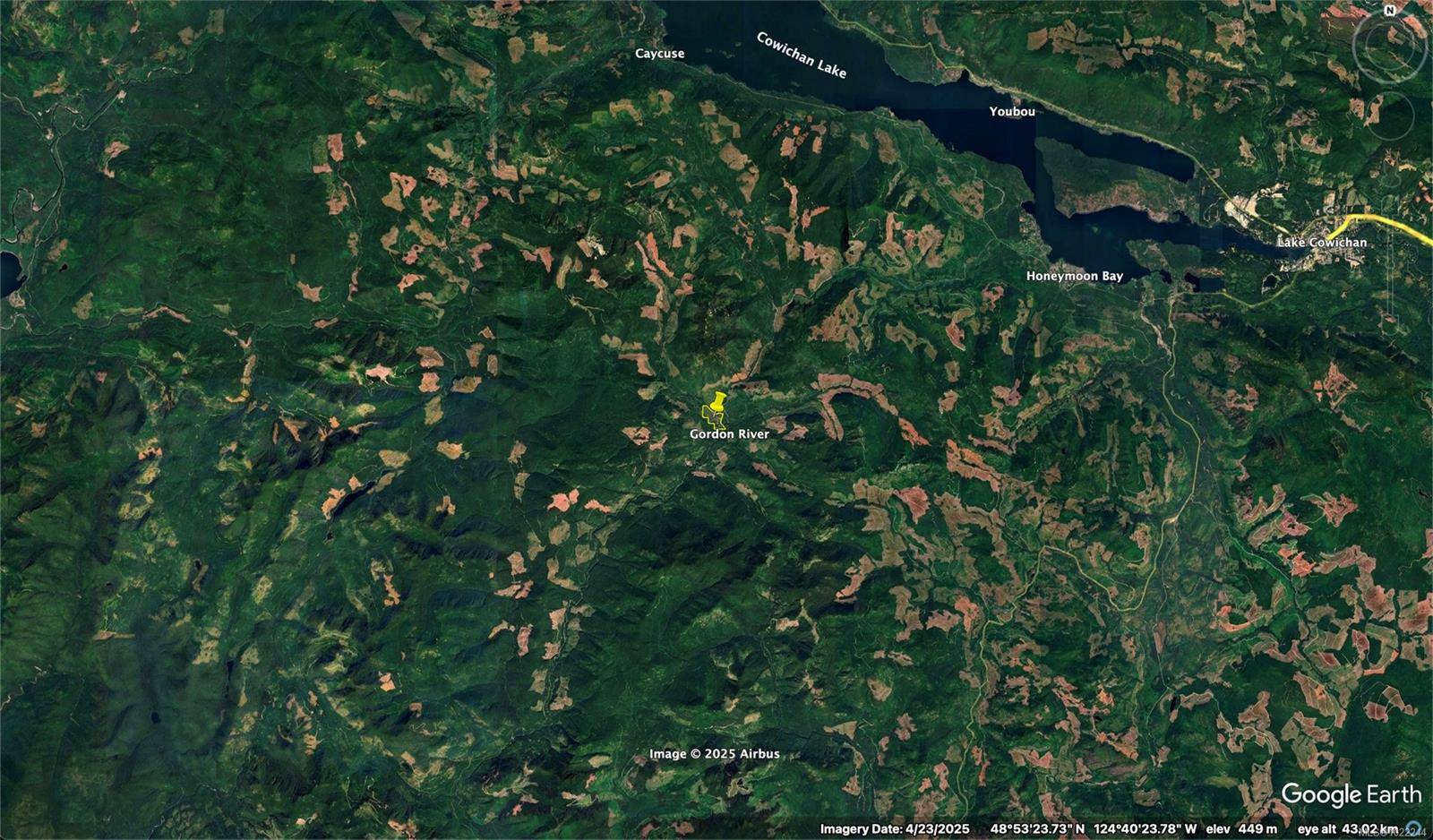 Honeymoon Bay, BC V0R 2G0,23101 Gordon River Rd