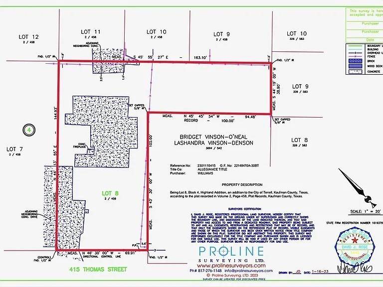 Terrell, TX 75160,415 Thomas Street