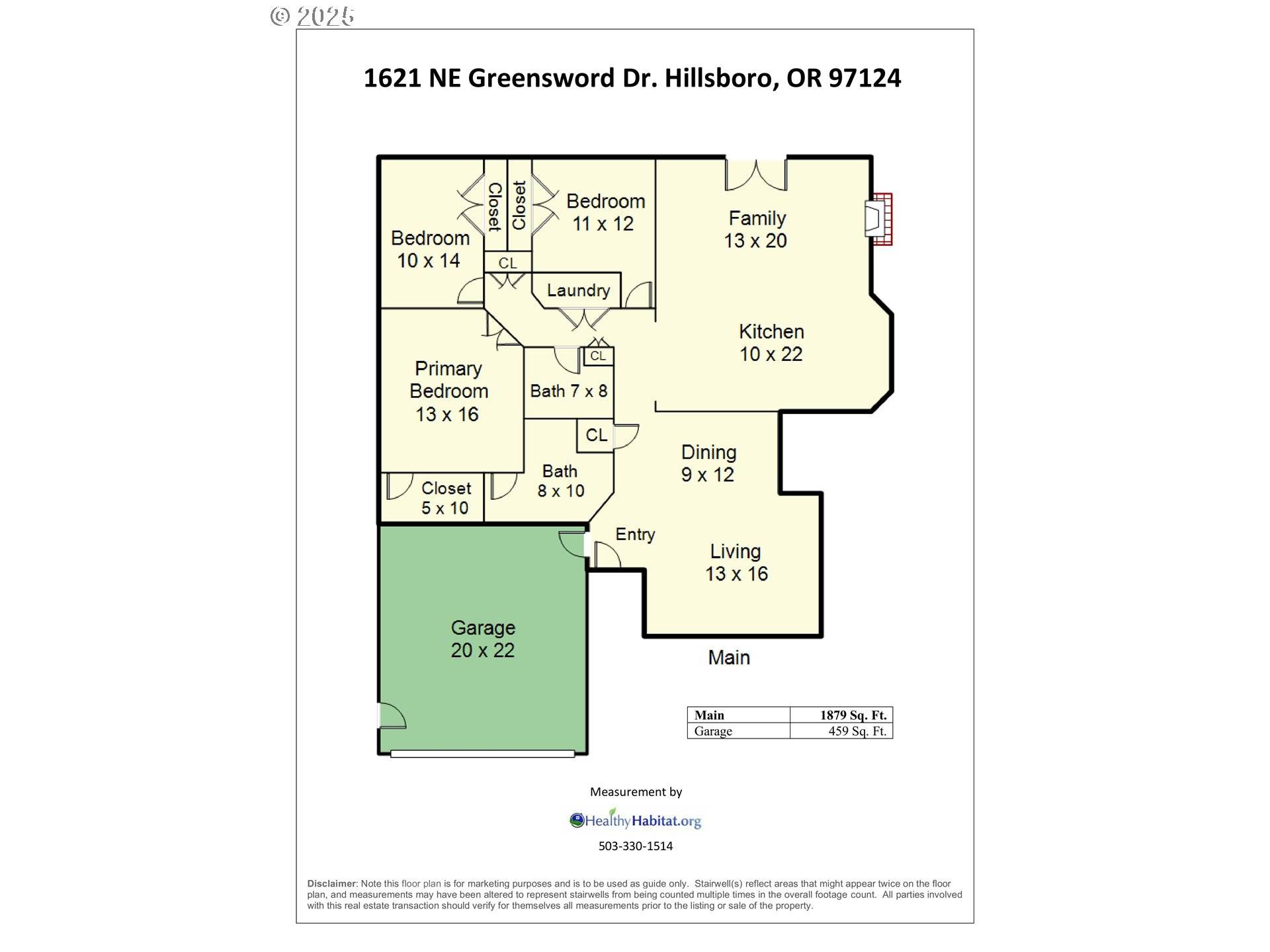 Hillsboro, OR 97124,1621 NE GREENSWORD DR