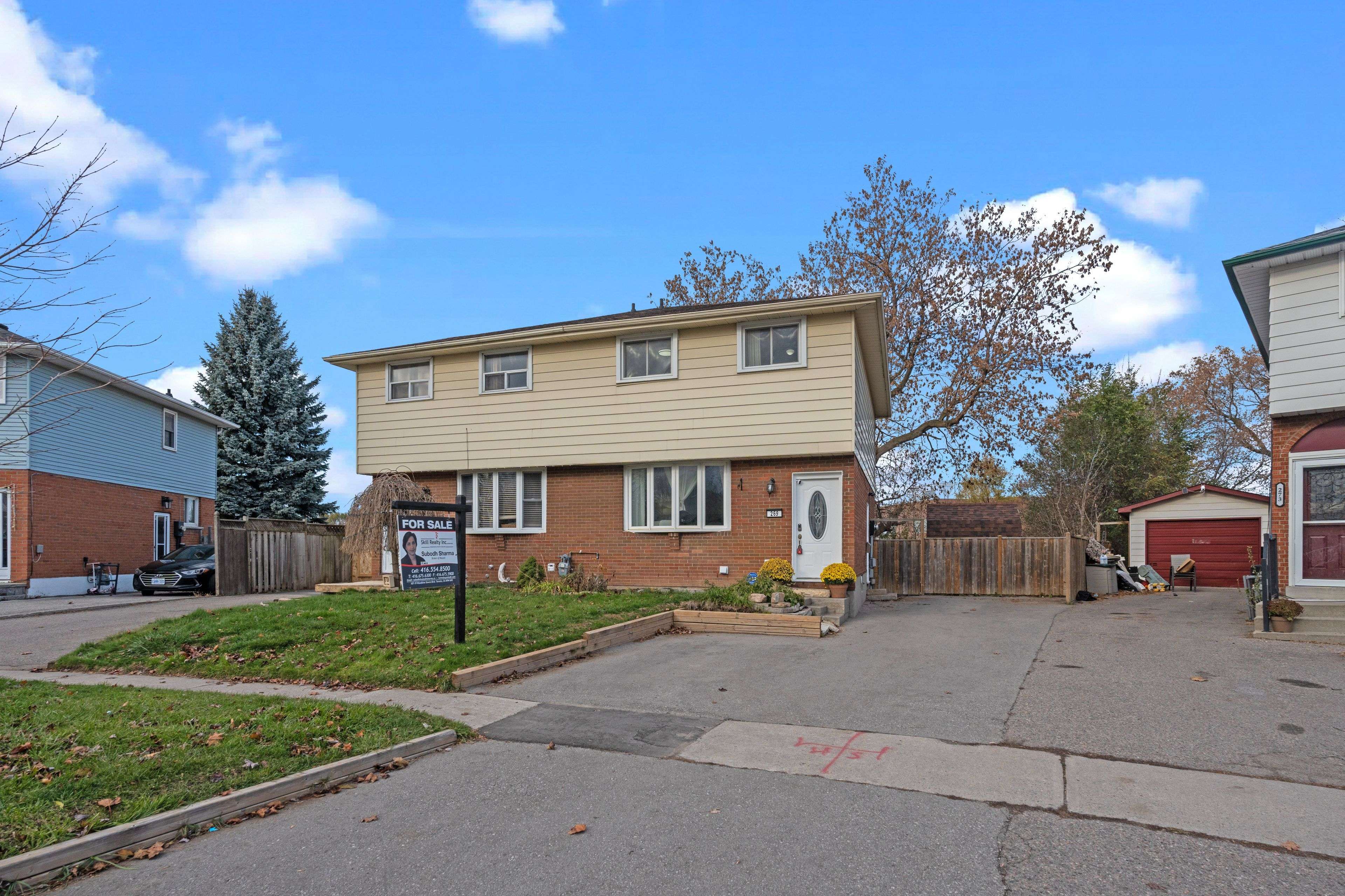 Oshawa, ON L1J 3T8,269 Kinmount CRES