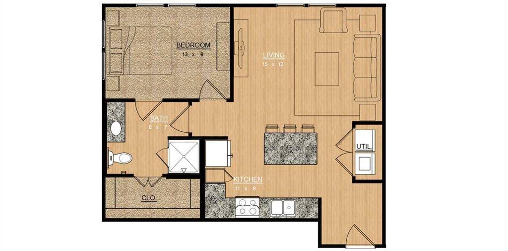 Dallas, TX 75208,801 N Bishop Avenue #1-102