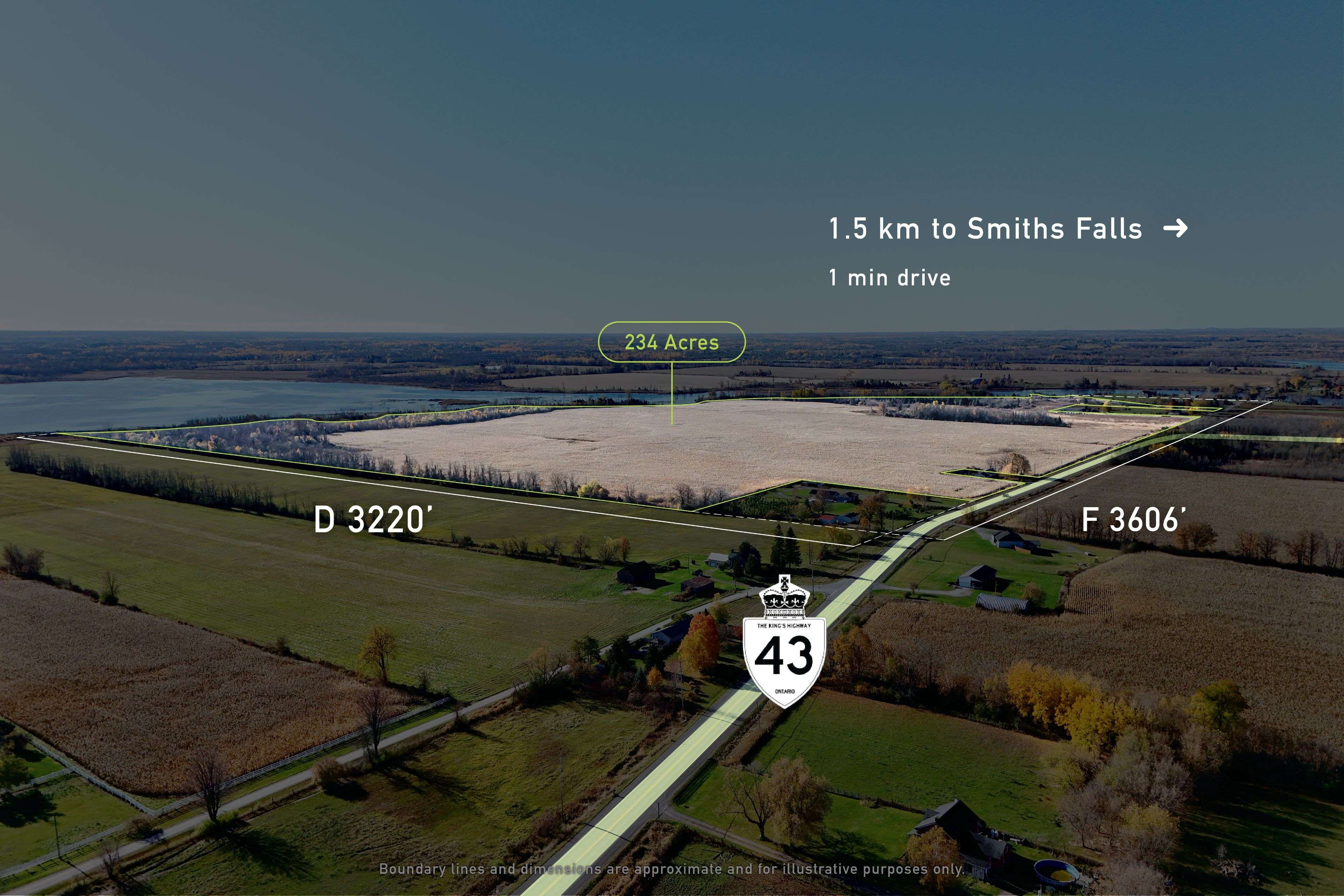 Montague, ON K7A 5B8,00 HWY 43 HWY