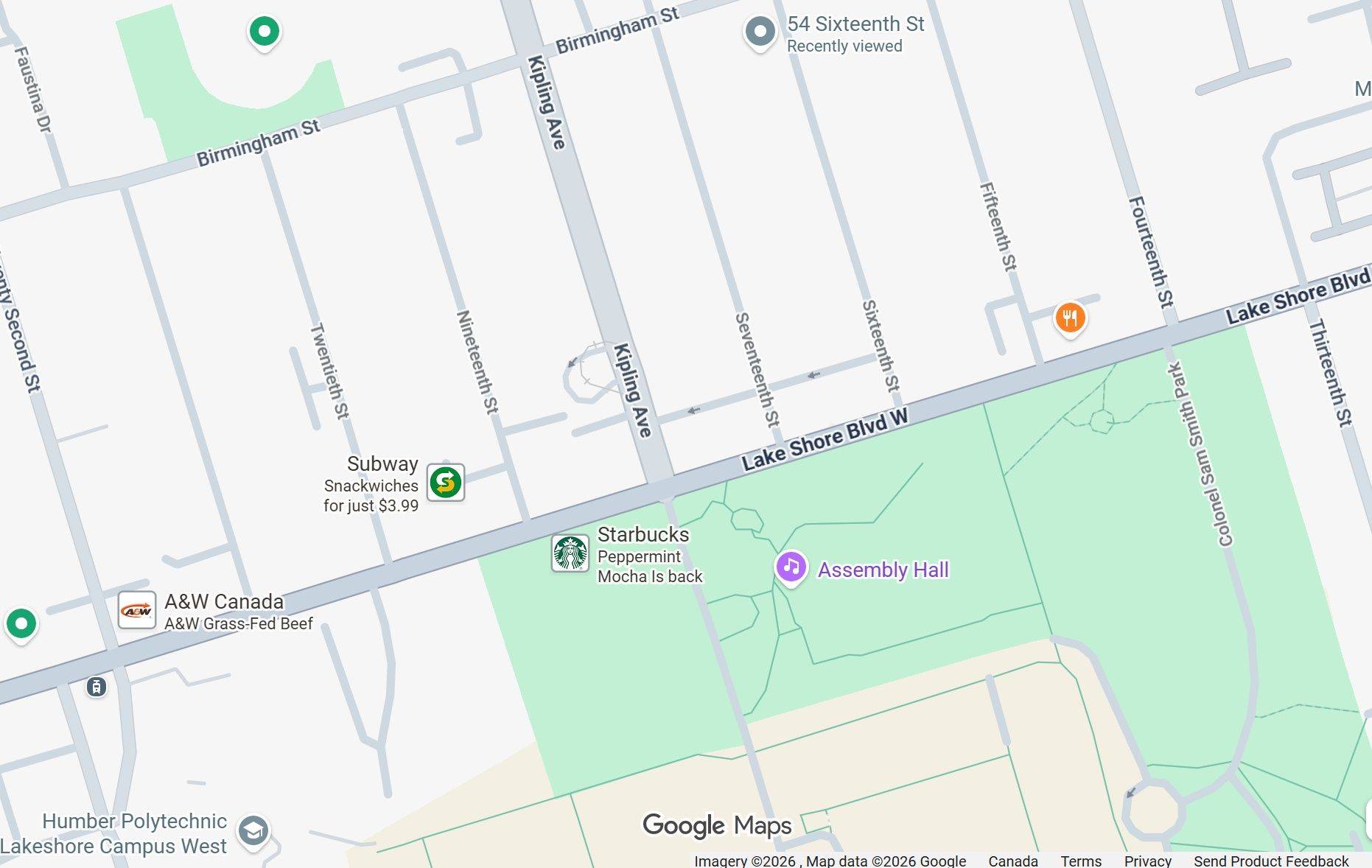 Toronto W06, ON M8V 3J8,54 Sixteenth ST