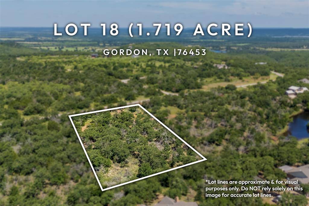 Gordon, TX 76453,lot 18 Canyon Lake Road