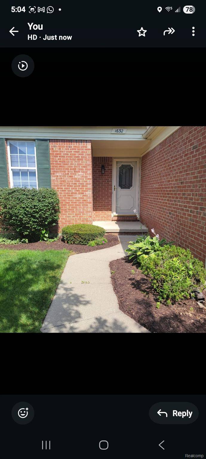 Canton, MI 48188,1632 Bennington Ct. CT #1632