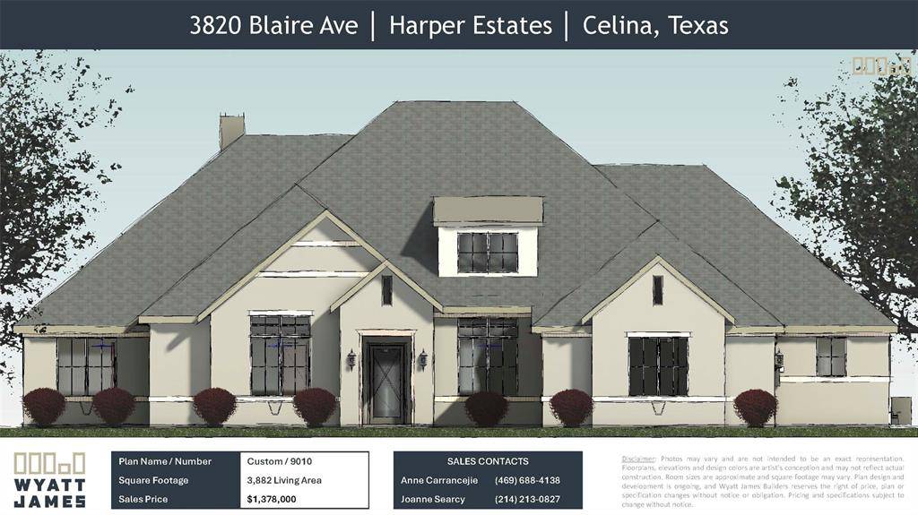 Celina, TX 75009,3820 Blaire Avenue