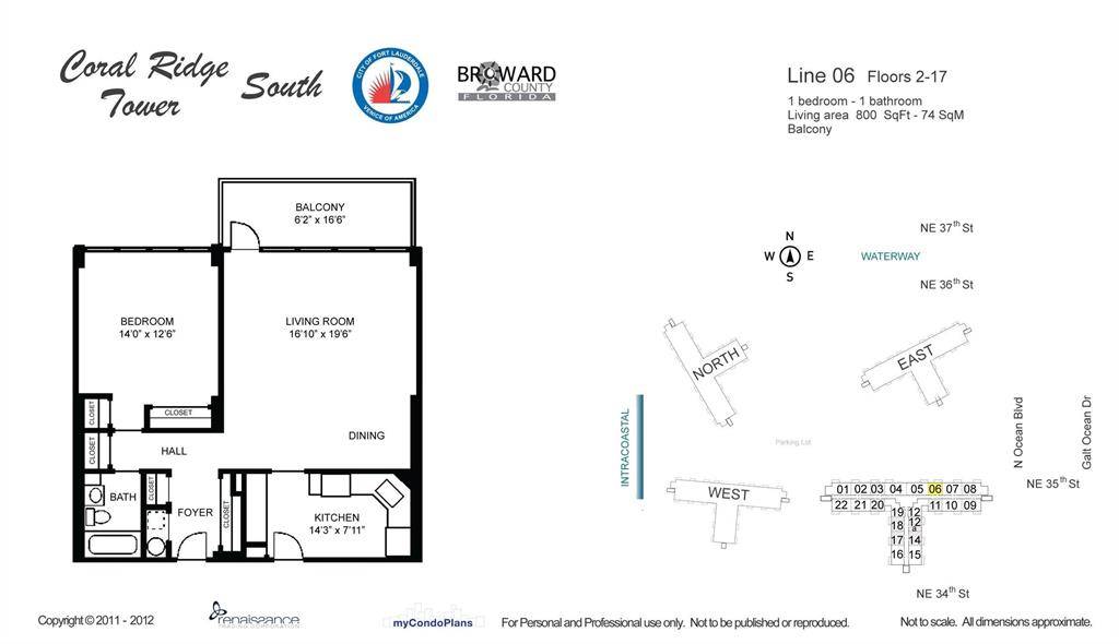 Fort Lauderdale, FL 33308,3333 NE 34th St #806