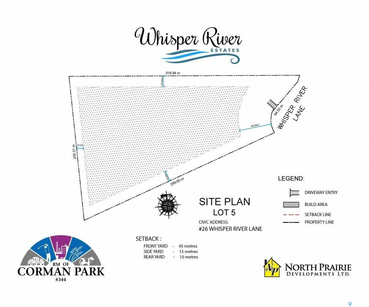 Corman Park Rm No. 344, SK S7P 0E5,26 Whisper River LANE