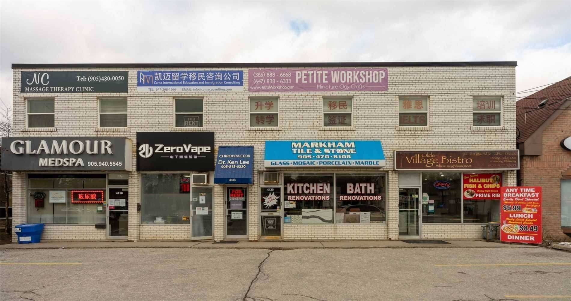 Markham, ON L3R 1M2,4418 Highway 7 ST E #203