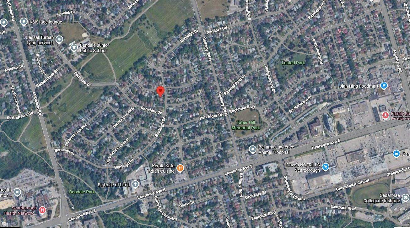 Toronto E09, ON M1H 1J8,104 Benleigh DR #Main