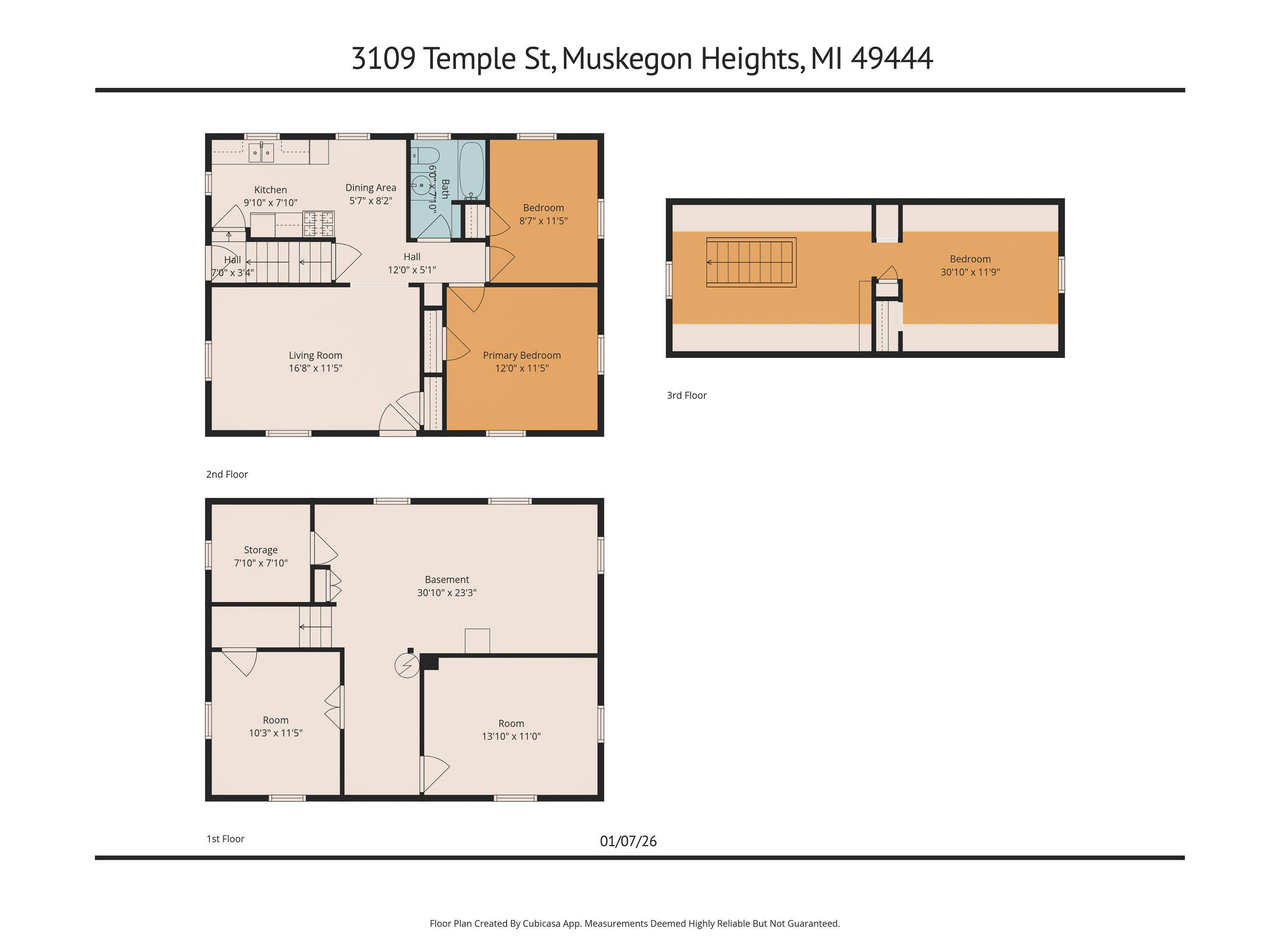 Muskegon, MI 49444,3109 Temple ST