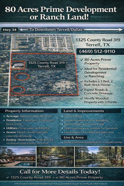 Terrell, TX 75161,1325 County Road 319