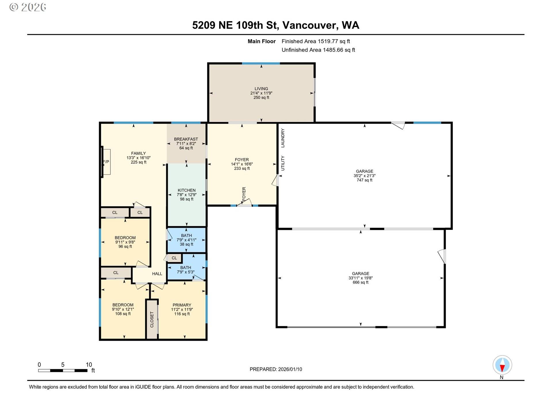 Vancouver, WA 98686,5209 NE 109TH ST