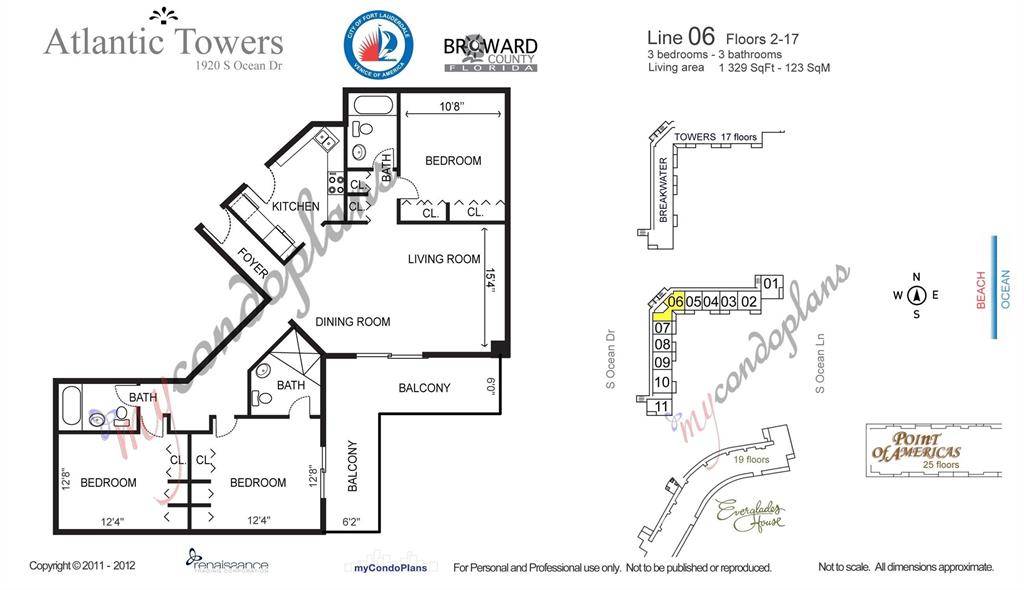 Fort Lauderdale, FL 33316,1920 S Ocean Dr #606