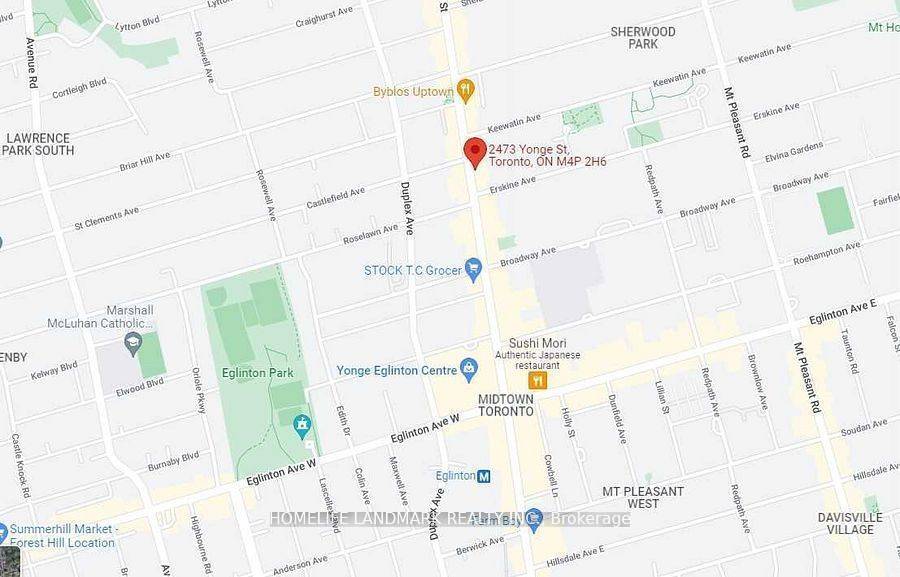 Toronto C03, ON M4P 2H6,2473 Yonge ST