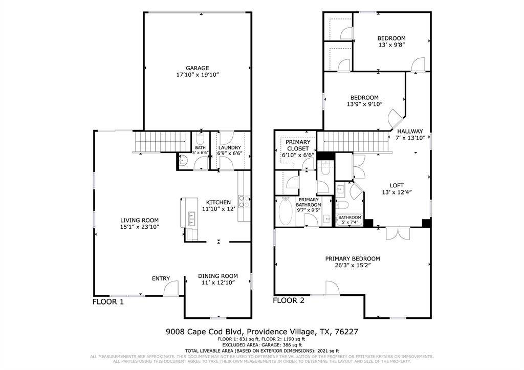 Providence Village, TX 76227,9008 Cape Cod Boulevard