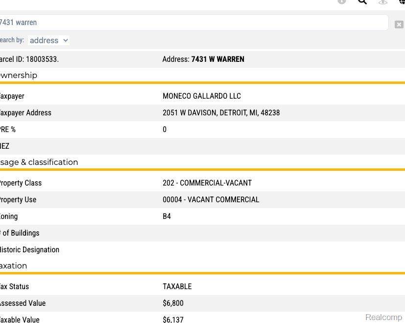 Detroit, MI 48210,7431 W Warren AVE