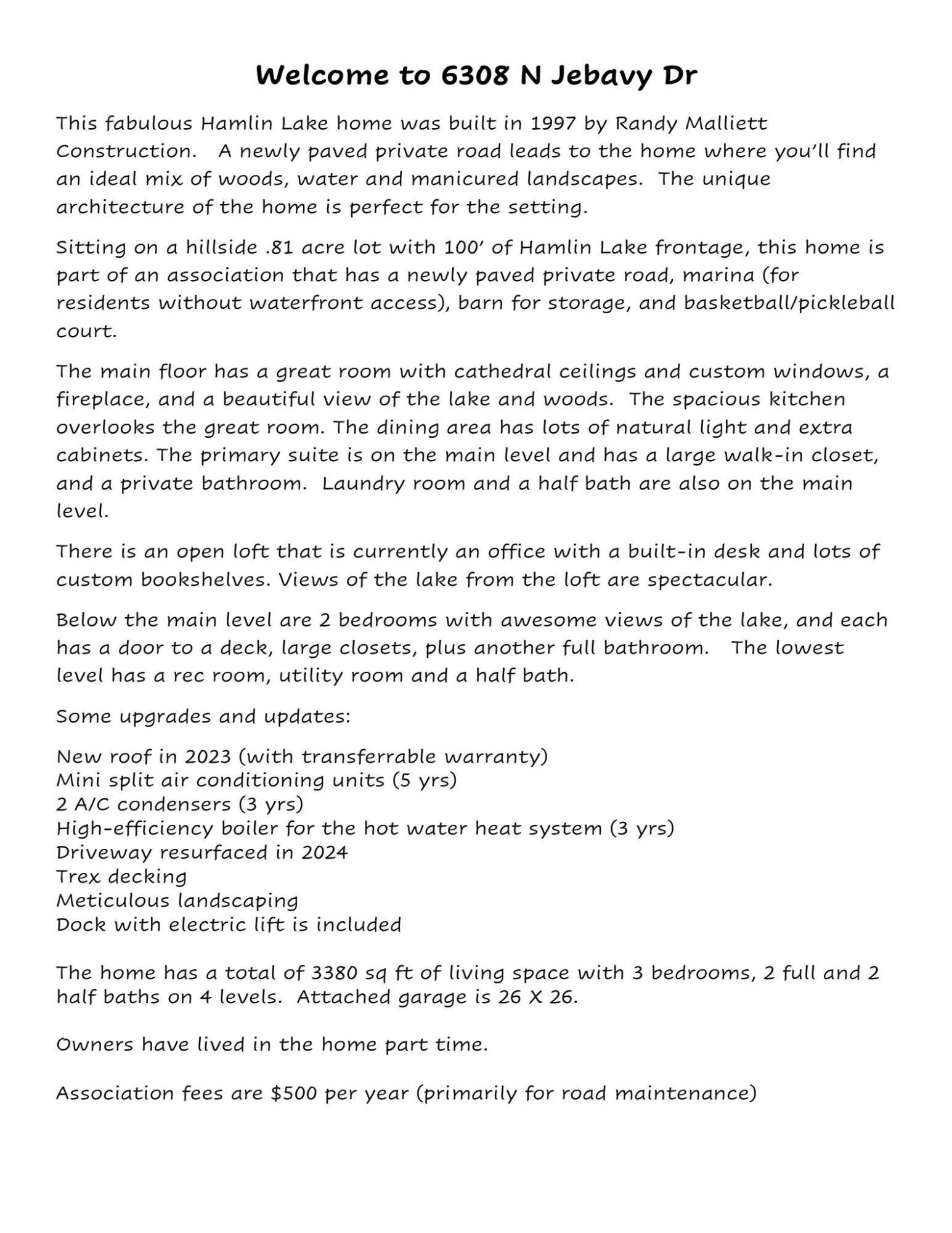 Ludington, MI 49431,6308 N Jebavy DR