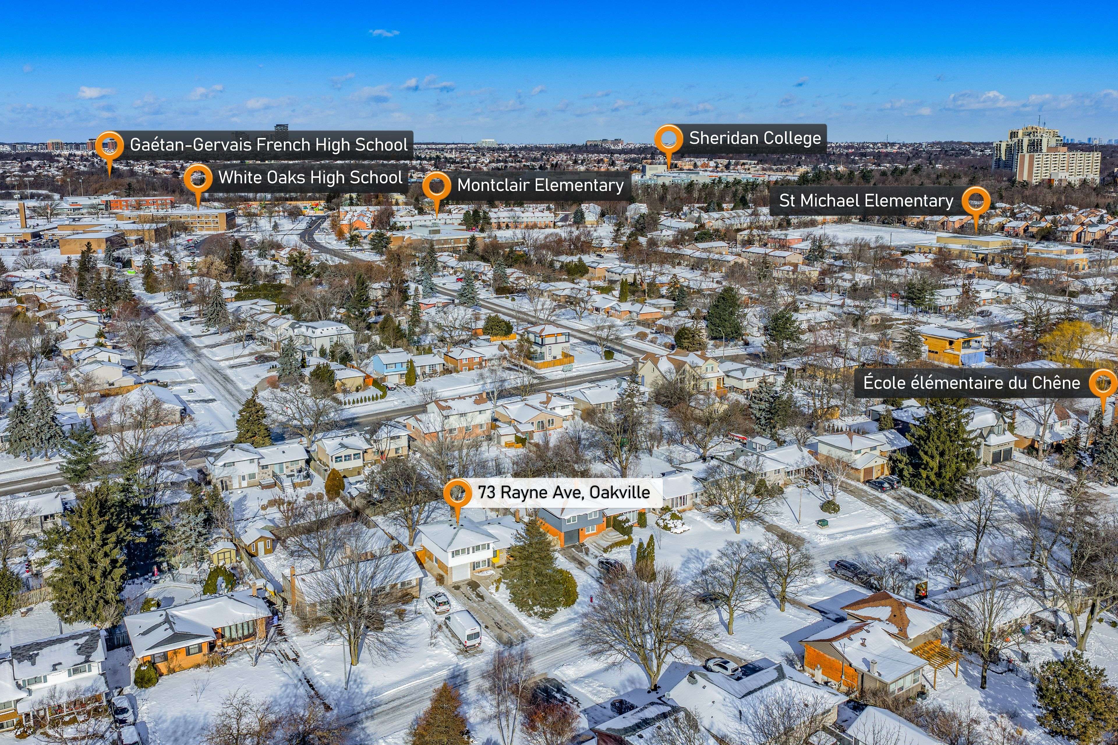 Oakville, ON L6H 1C1,73 Rayne AVE