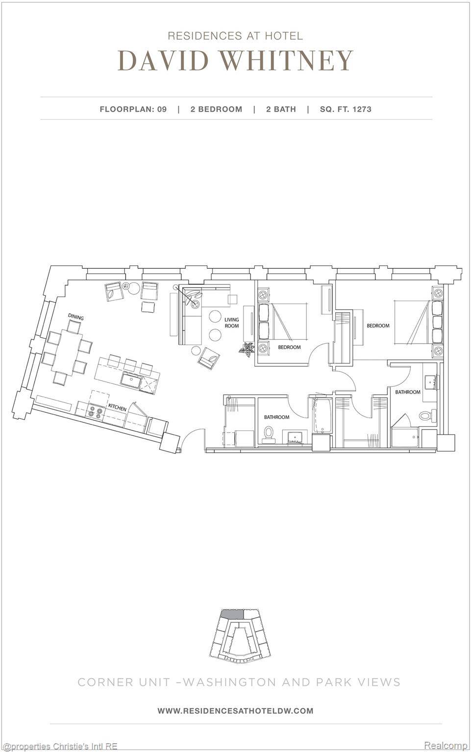 Detroit, MI 48226,1 Park AVE #1209