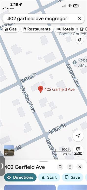 Mcgregor, TX 76657,402 Garfield Street