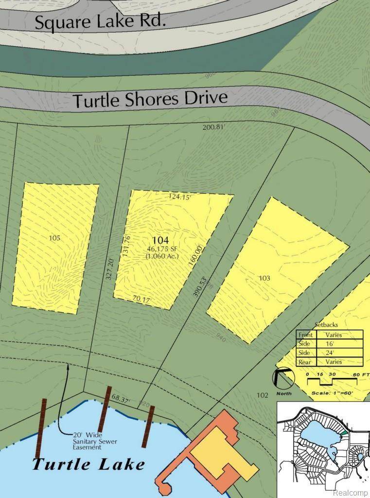 Bloomfield Hills, MI 48302,2633 TURTLE SHORES