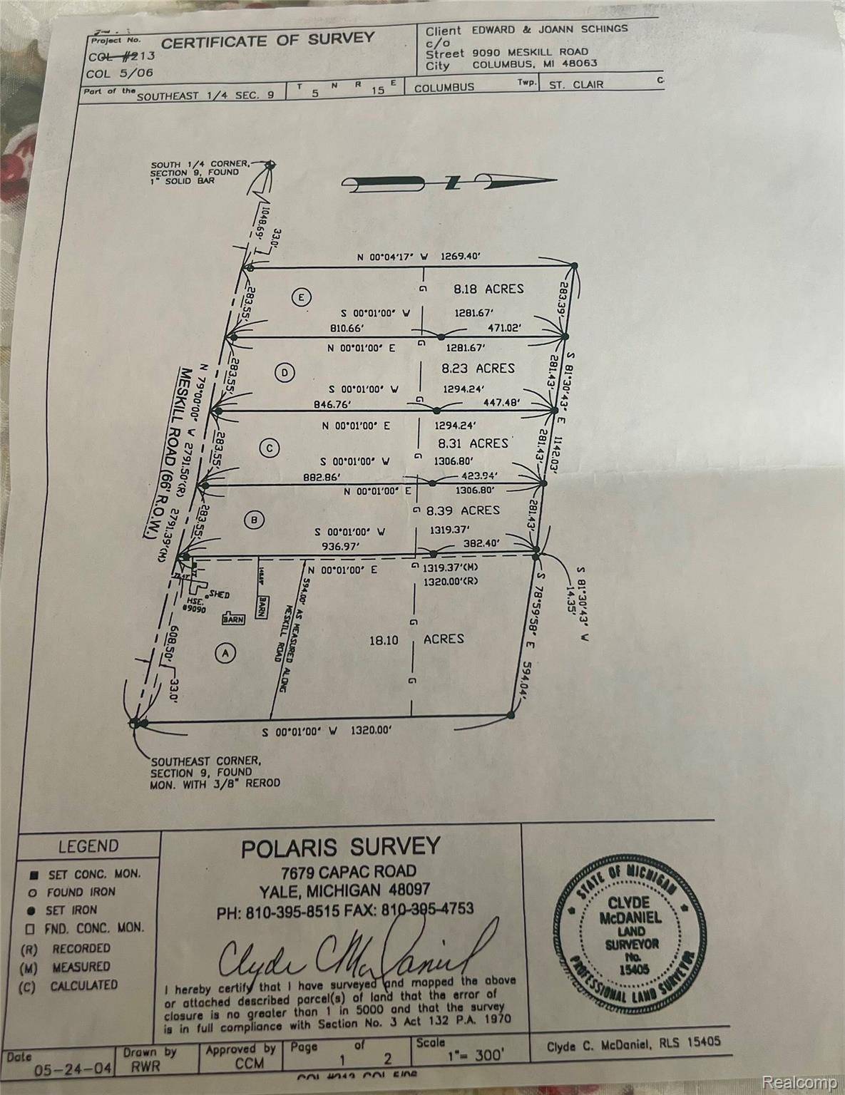 Columbus, MI 48063,000 Meskill RD