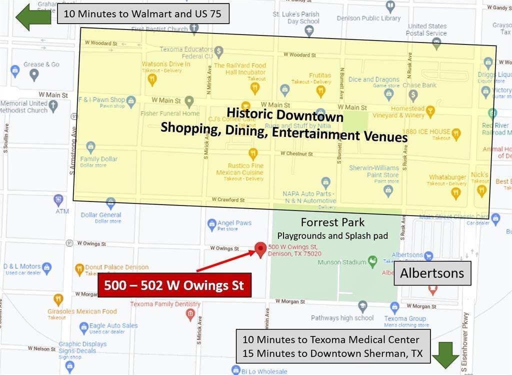 Denison, TX 75020,500-502 Owings Street