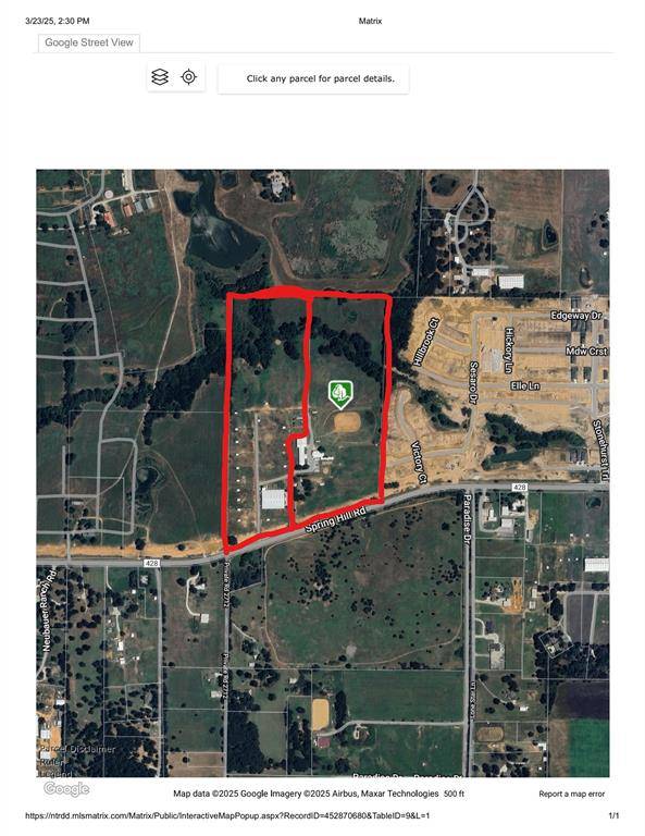 1019 & 1000 SpringHill Road, Aubrey, TX 76227