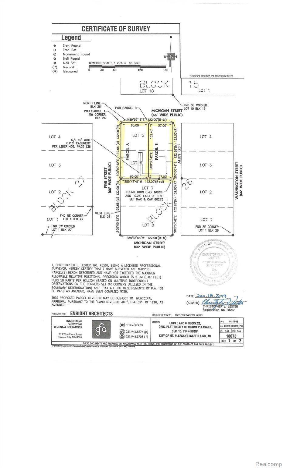 221 W MICHIGAN ST, Mt. Pleasant, MI 48858