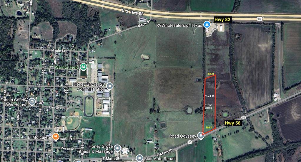 Tract-10 E Main Street Hwy 56, Honey Grove, TX 75446