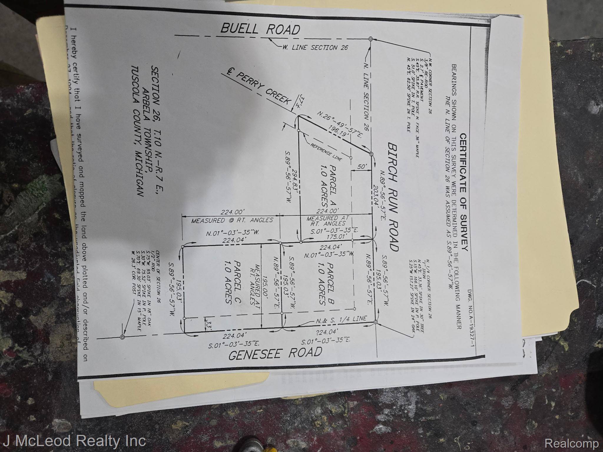 VL 0330 BIRCH RUN RD AT GENESEE RD, Arbela Township, MI 48746