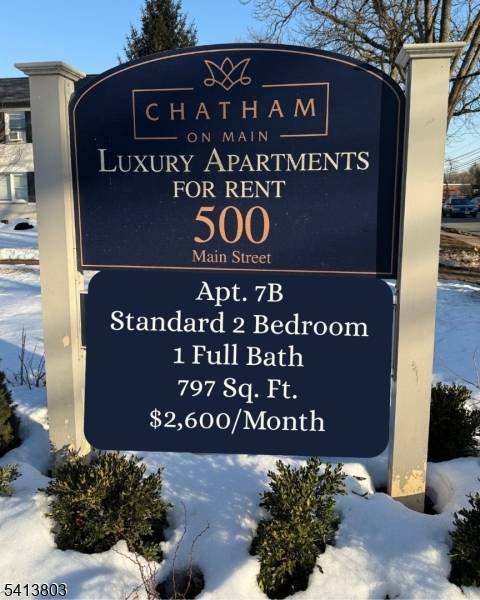 500 Main St - Apt. 7B #7B, Chatham Boro, NJ 07928