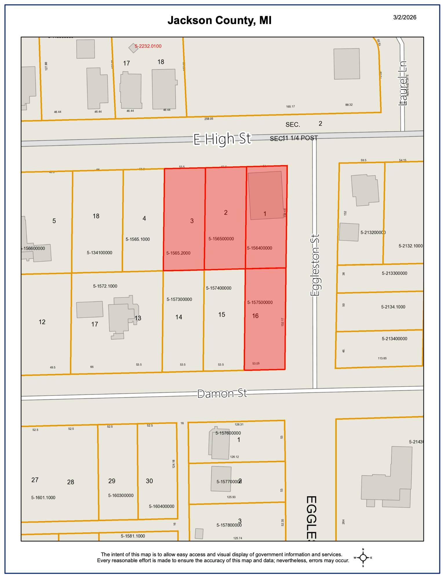 345 E High ST, Jackson City, MI 49203