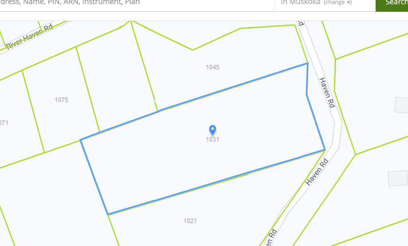 1031 HAVEN RD, Bracebridge, ON P1L 1X1