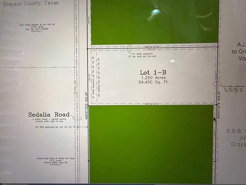 1B Sedalia Road, Van Alstyne, TX 75495